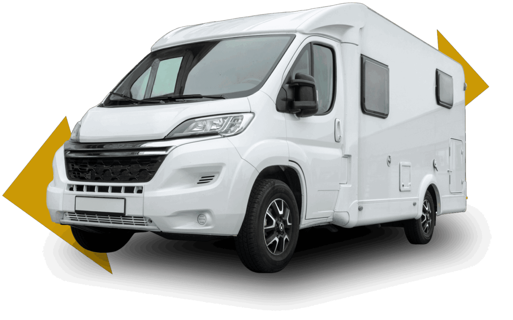 Compact motorhome exterior view